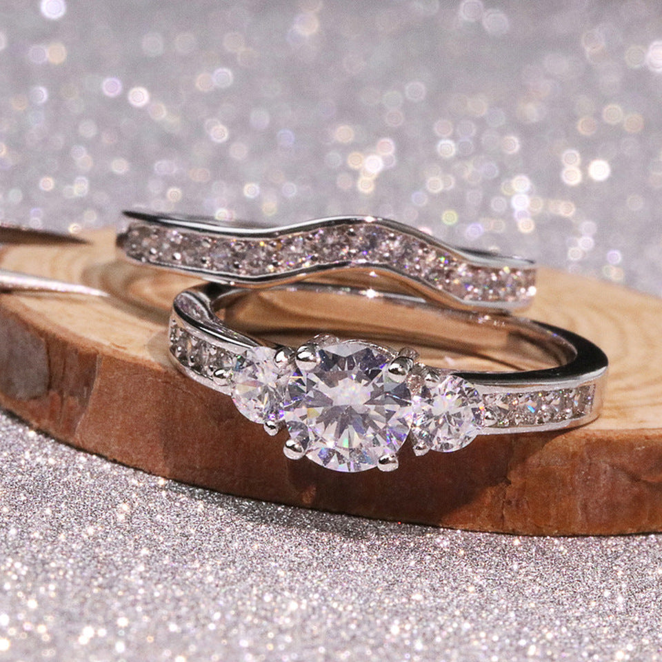 Bague femme en alliage de mode pour les couples