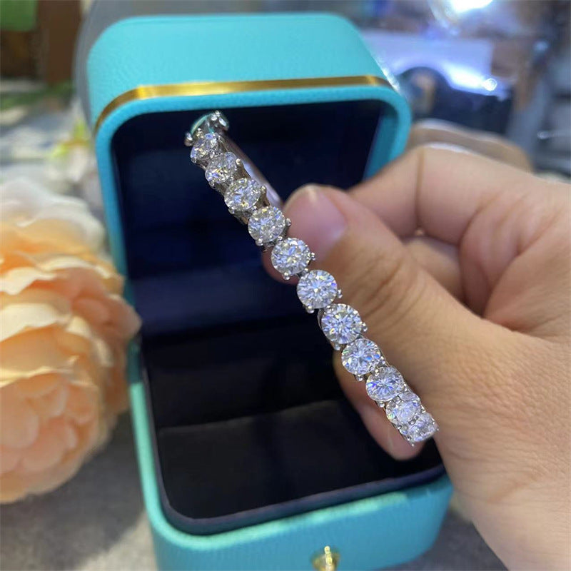 Bracelet en diamant complet Moissanite