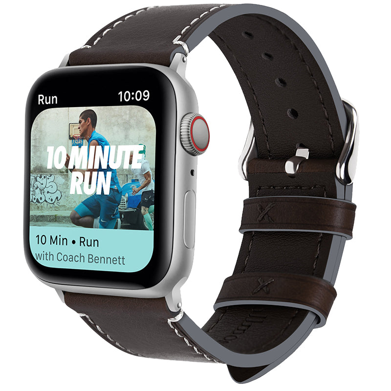 Bracelet de montre en cuir pour homme