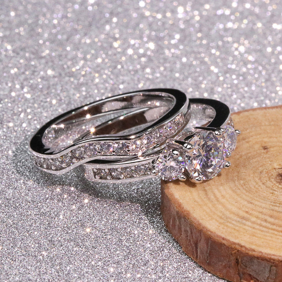 Bague femme en alliage de mode pour les couples