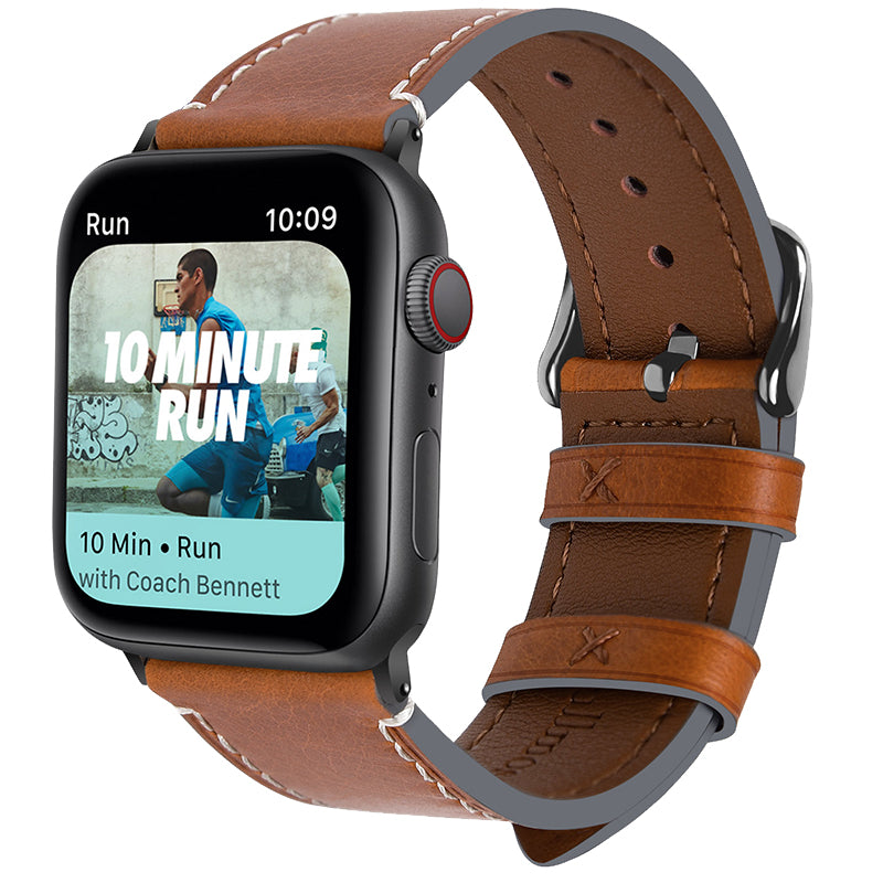 Bracelet de montre en cuir pour homme