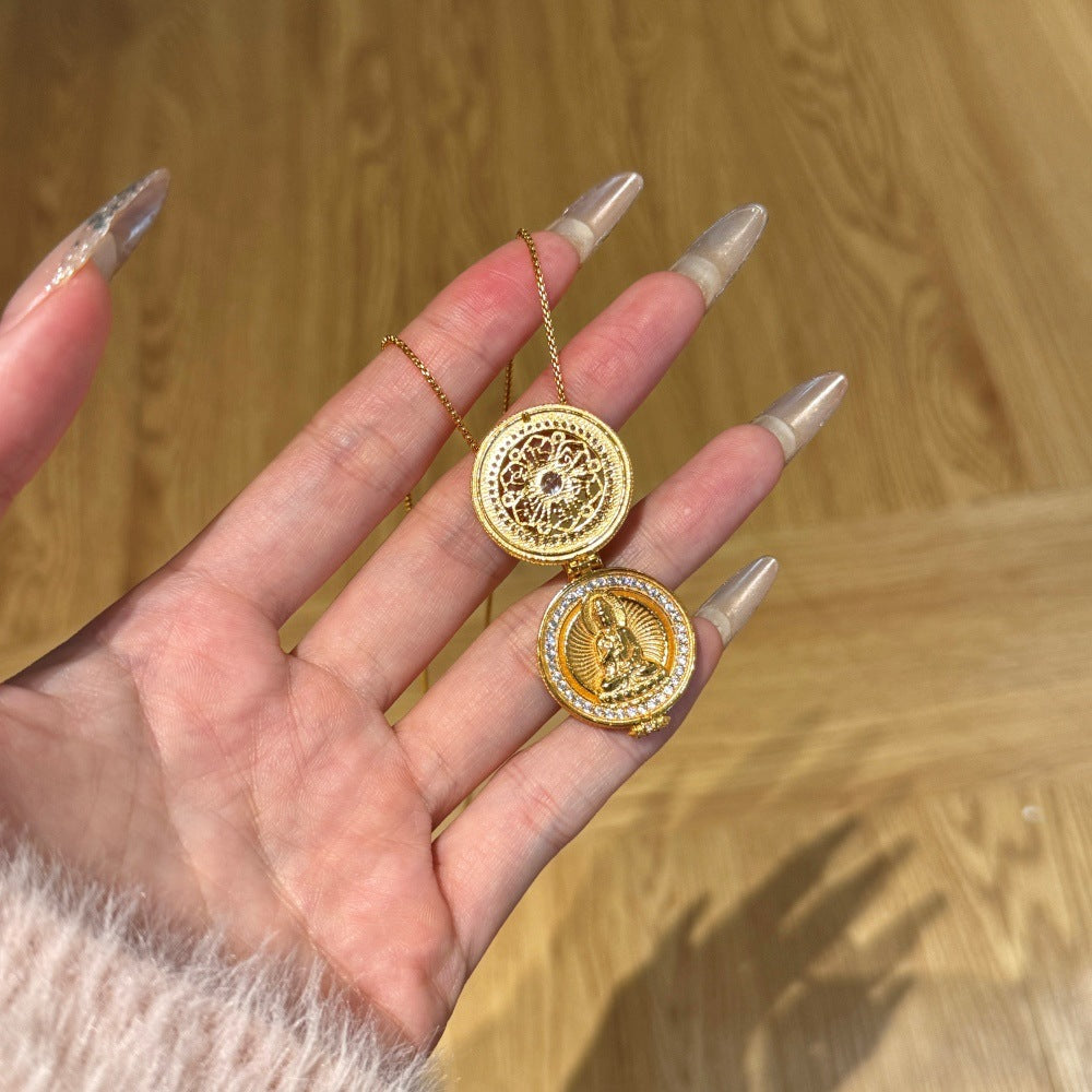 Collier de boussole ancienne d'industrie lourde