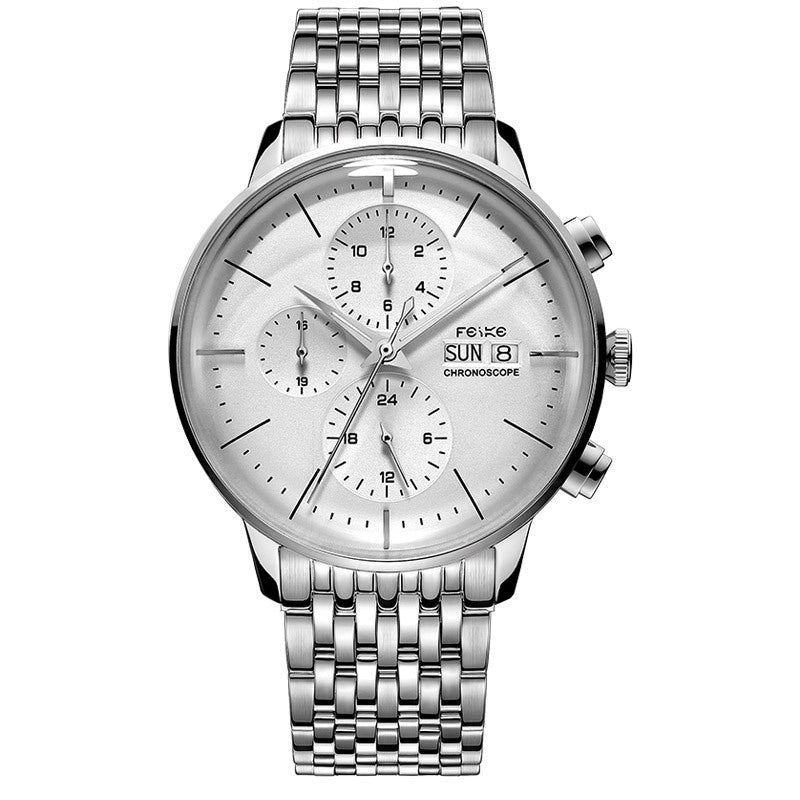 Montre mécanique creuse automatique étanche pour hommes