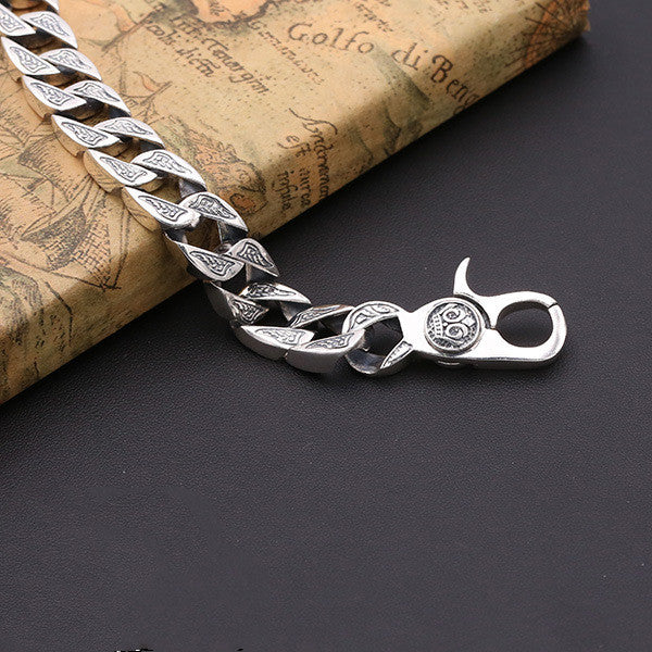 Bracelet en argent sterling 925 Personnalité