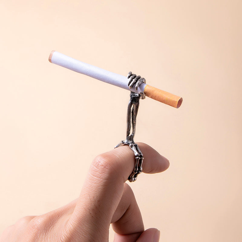 Bagues de porte-cigarette créatif pour hommes et femmes