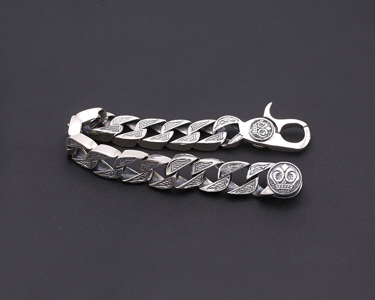 Bracelet en argent sterling 925 Personnalité