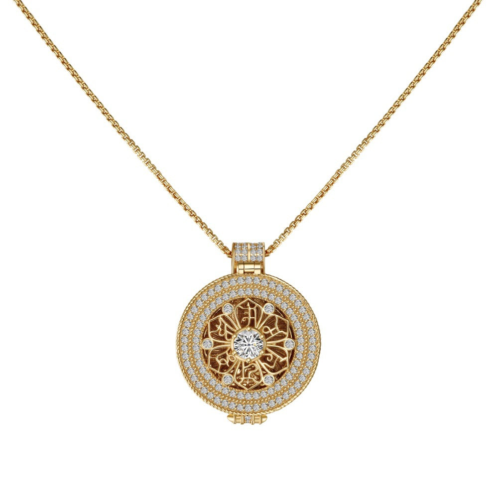 Collier de boussole ancienne d'industrie lourde