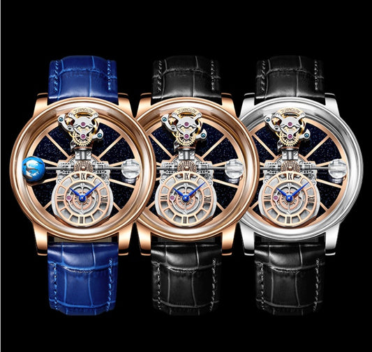 Montre à quartz évidée pour homme