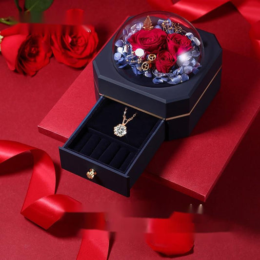 Collier de mariage Pendentif en argent Six Prong