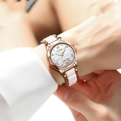 Montre de marque Olevs pour femmes lumineuses