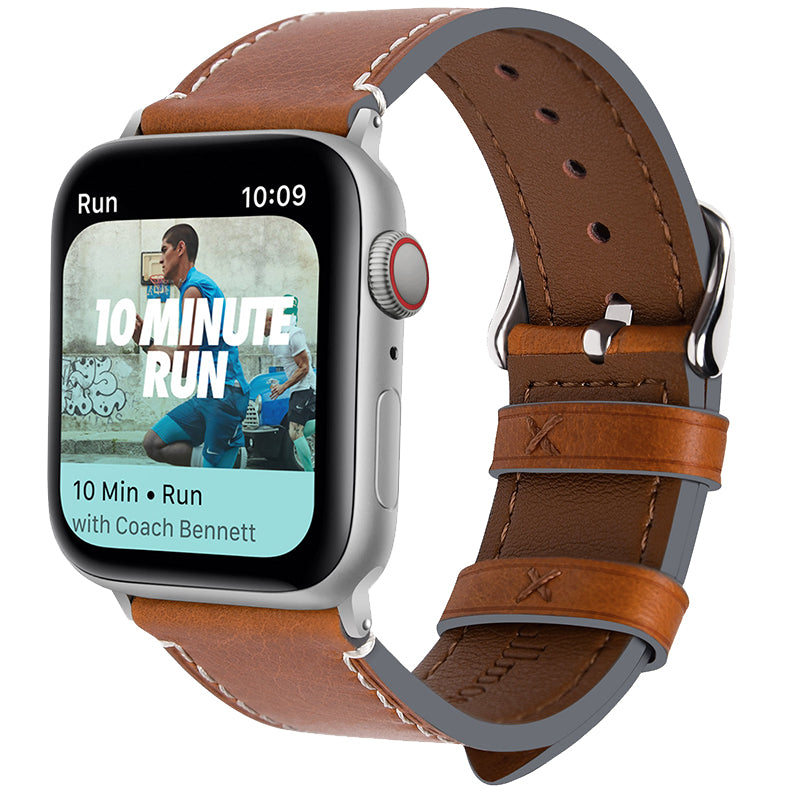 Bracelet de montre en cuir pour homme