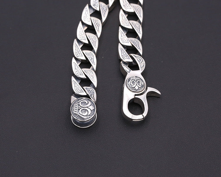 Bracelet en argent sterling 925 Personnalité