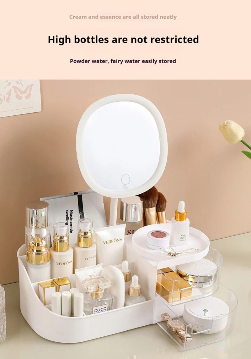 Boîte de rangement pour cosmétiques de style tiroir