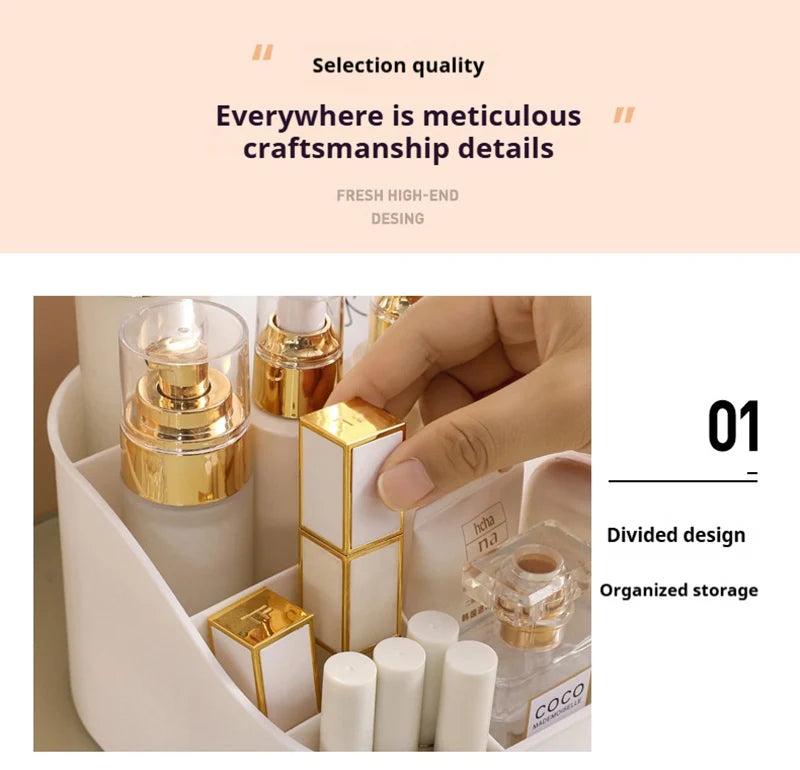 Boîte de rangement pour cosmétiques de style tiroir