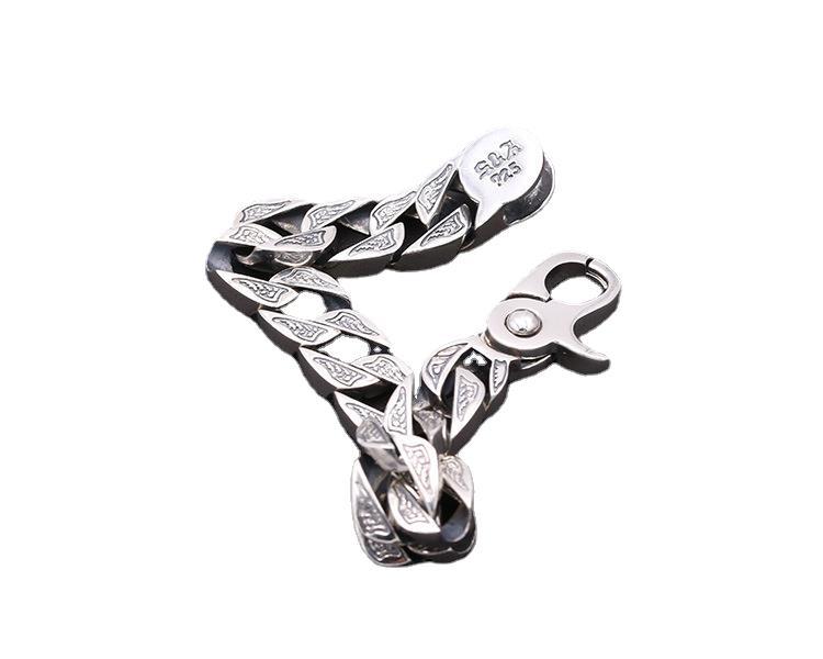 Bracelet en argent sterling 925 Personnalité