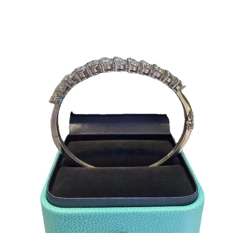 Bracelet en diamant complet Moissanite