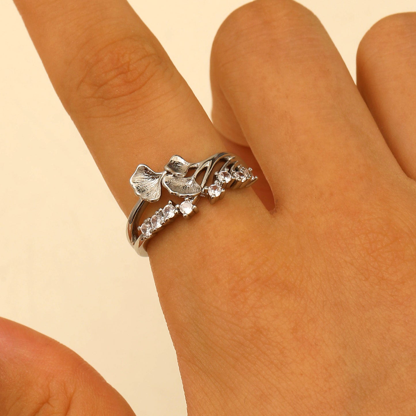 Bague de luxe taille Personnalisable À La Mode