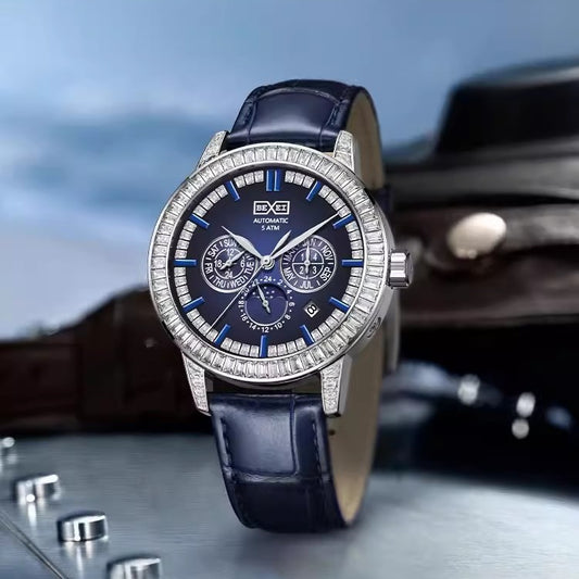 Montre mécanique cool avancée pour hommes