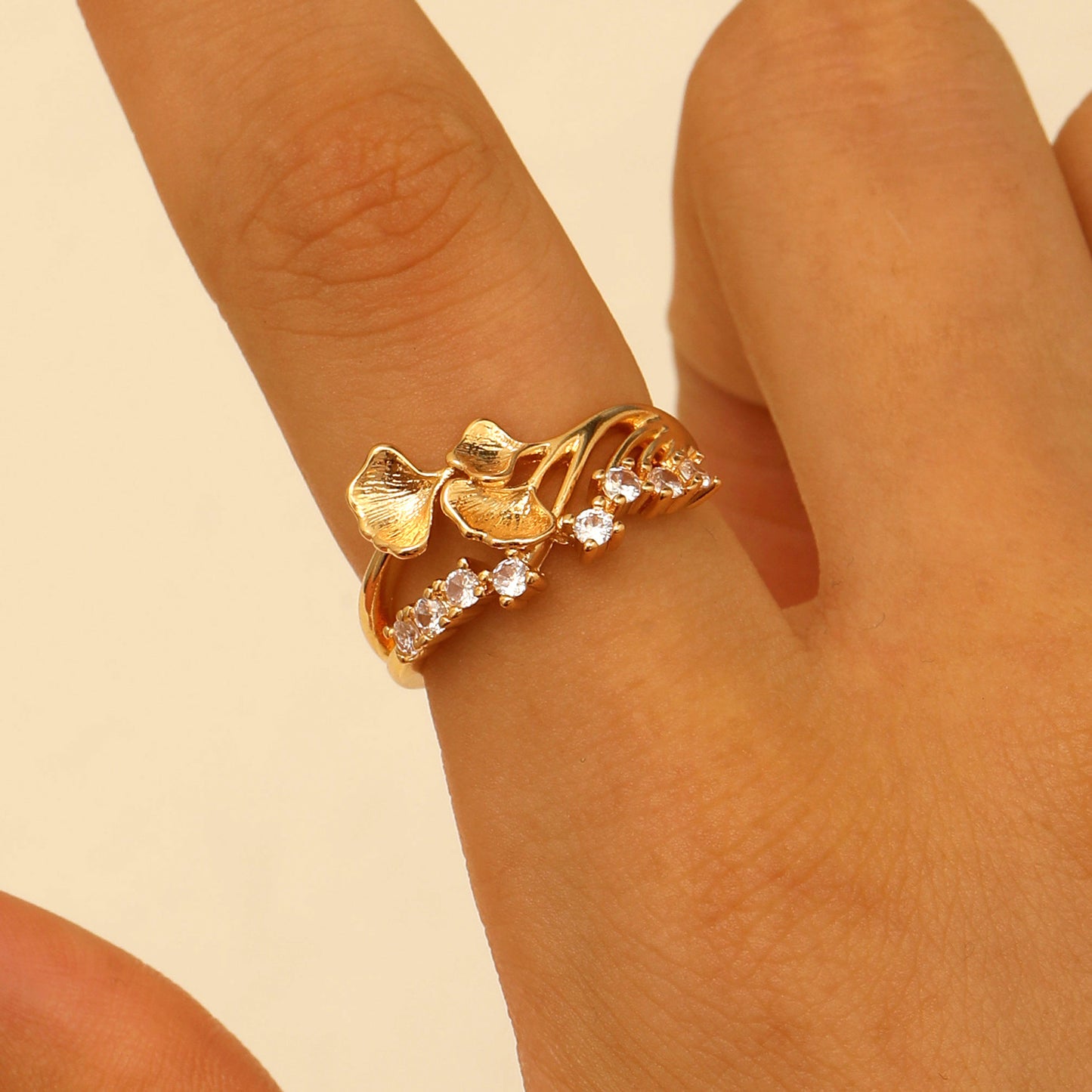 Bague de luxe taille Personnalisable À La Mode